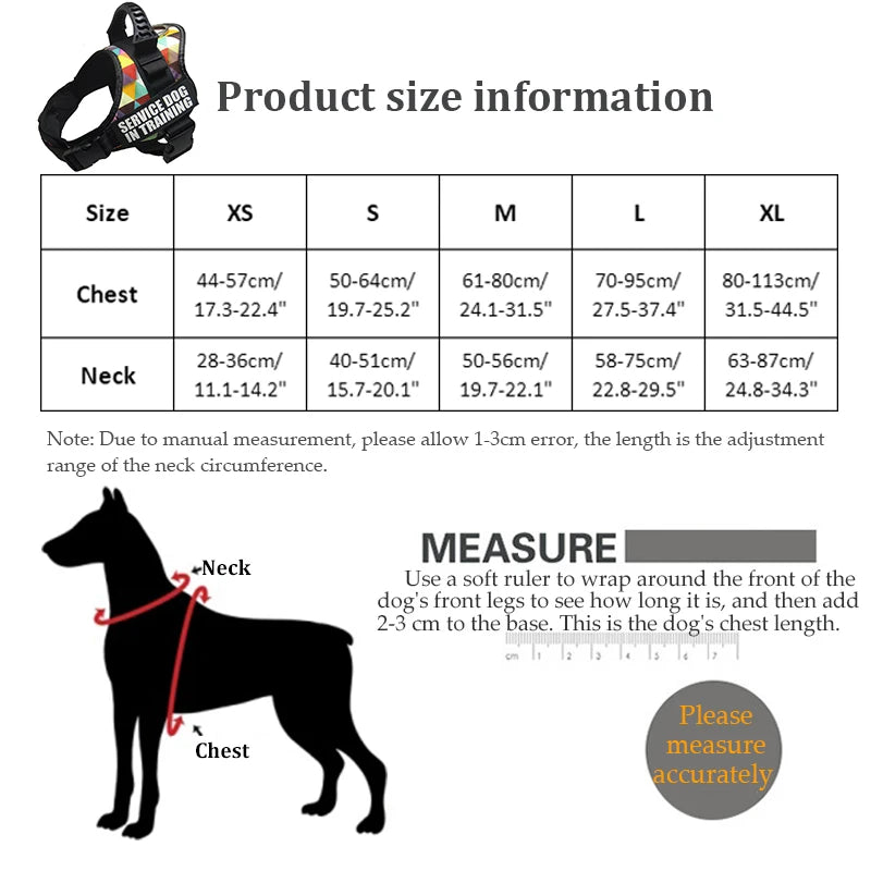 Personalised Dog harness.